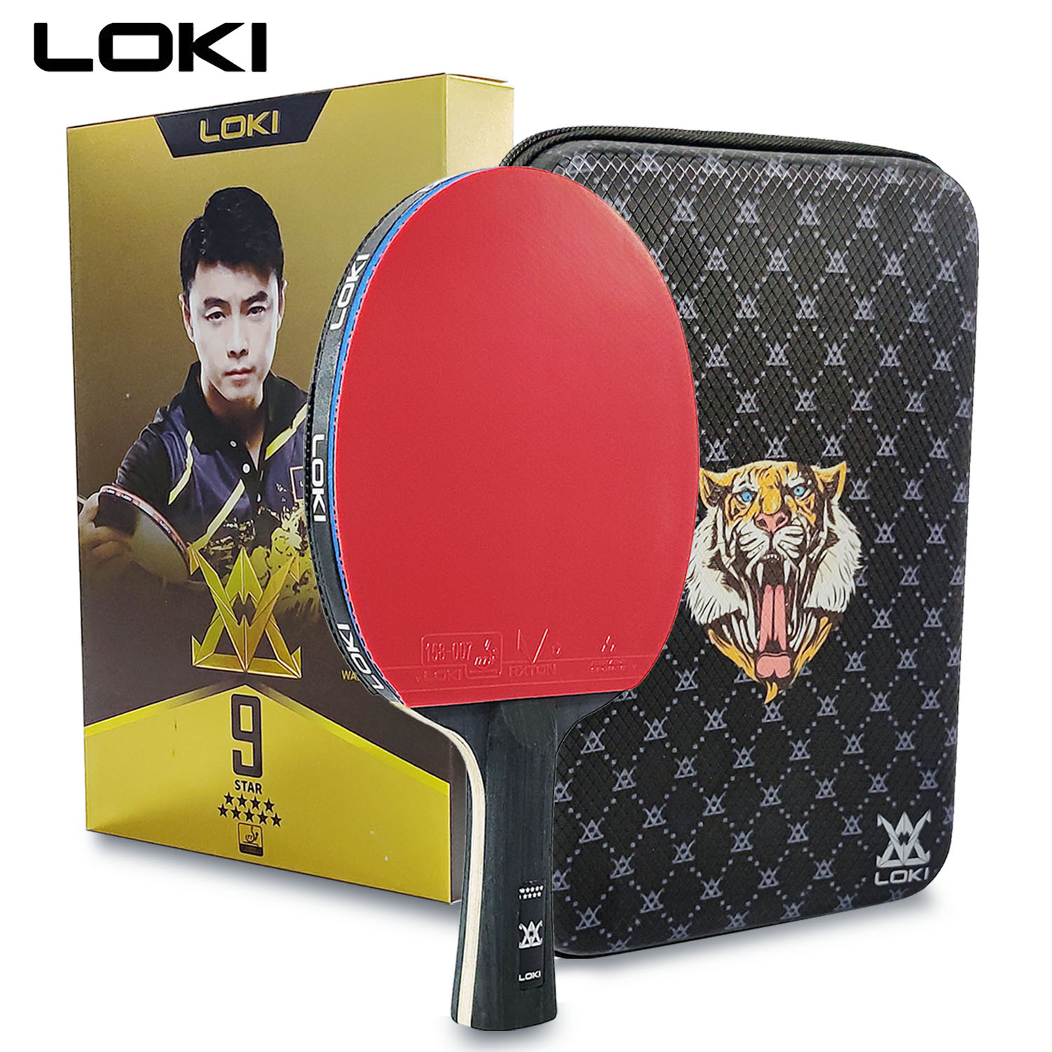 Table Tennis Eleven - LOKI 9 스타 탁구 라켓 전문