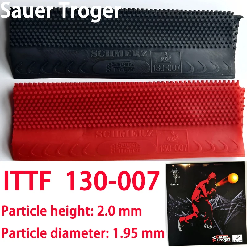 Table Tennis Spin - Sauer Troger Dancer 007 싱글 러버