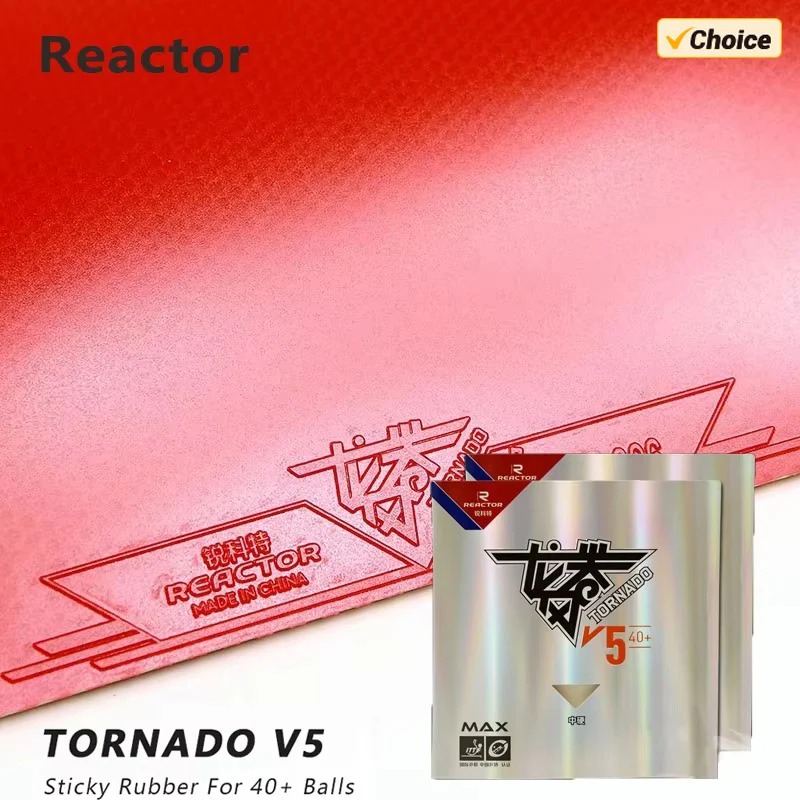 Table Tennis For Sale - REACTOR Tornado V5 탁구 러버 스티키
