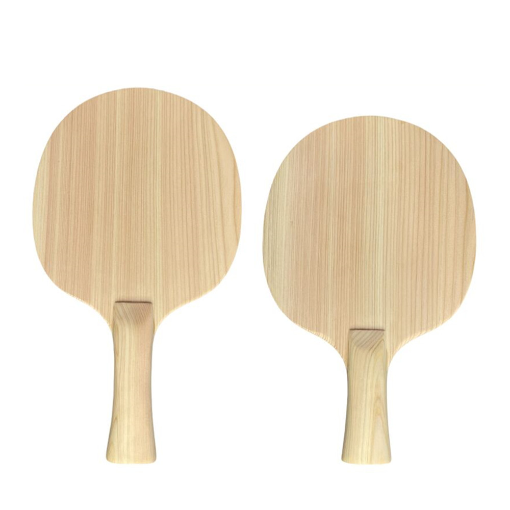 Table Tennis Double - 싱글 플라이 히노키 원목 탁구 블레이드