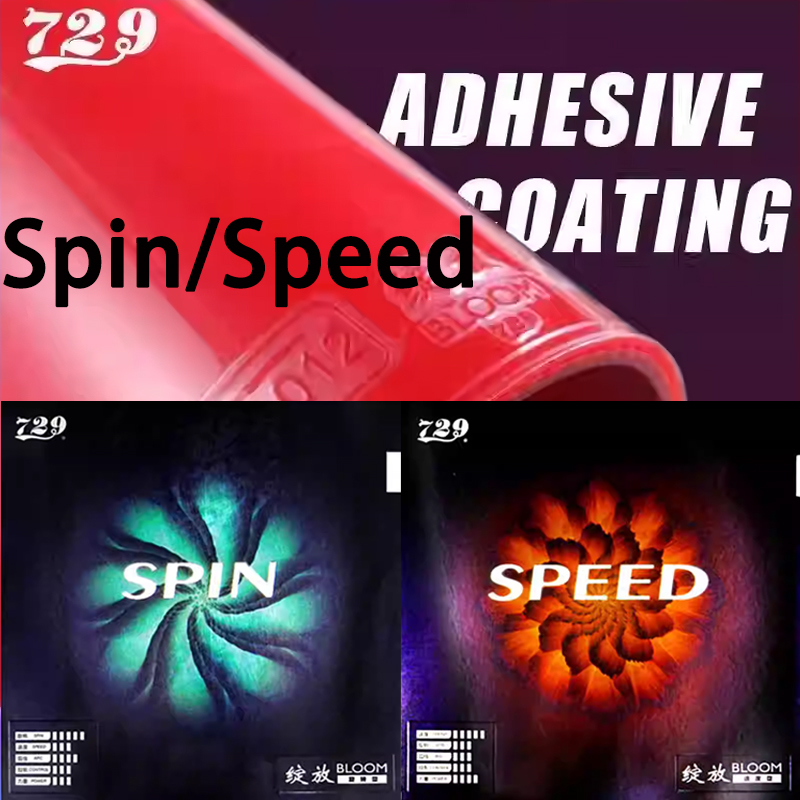 Table Tennis Spin - 729 프렌드십 파워/스핀 탁구 러버 시트