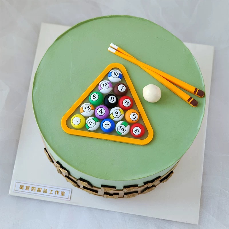 Table Tennis For Sale - 당구 케이크 생일 장식, 해피 어버이날