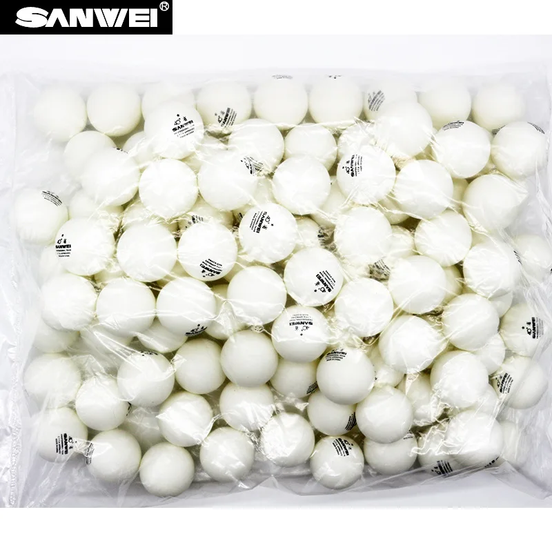 SANWEI 100개/팩 40+ 탁구공 흰색 신형 AB - Table Tennis Usa Team 리뷰 및 가격