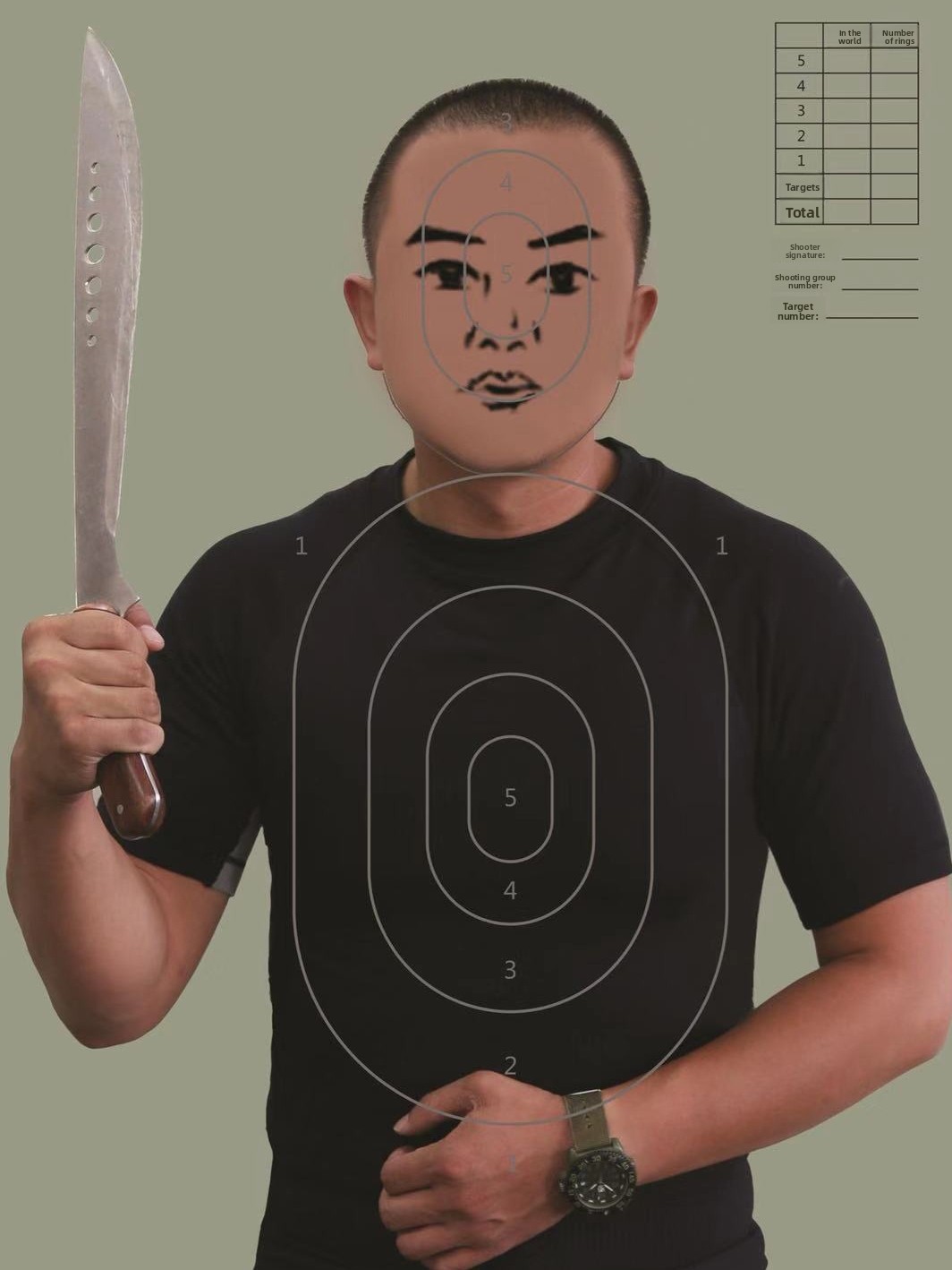 IPSC IDPA 타겟 페이퍼 골판지 양면 하프바디 훈 - Practice Target Board 리뷰 및 가격