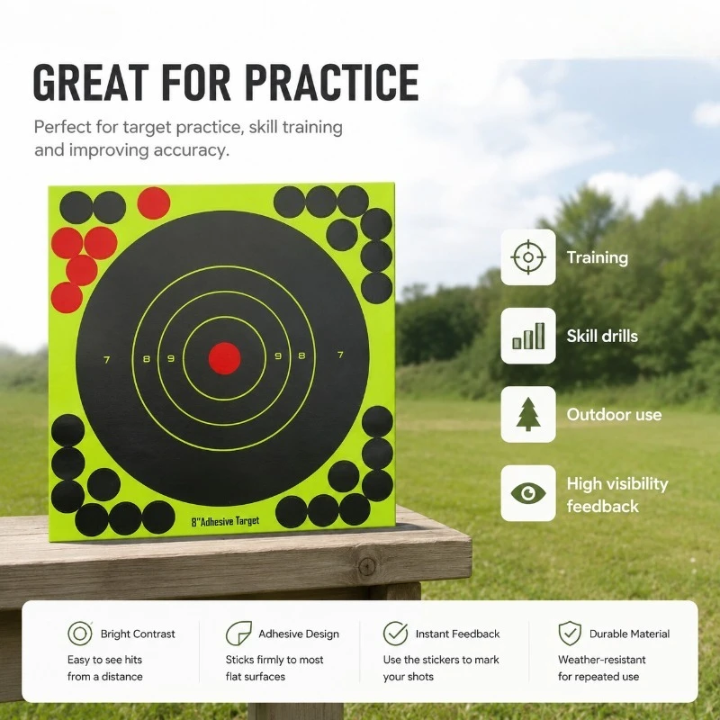 자기 접착식 스플래터 타겟 시트, 투명 빨간 점 표시, - Practice Target Board 리뷰 및 가격